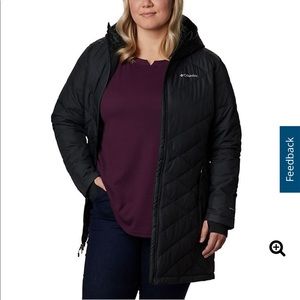 Columbia Women’s Heavenly Long Hooded Jacket +size